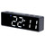 Training Timer LED Digital Timer Multifunctional Electronic Desktop Clock for Bedroom Fitness Room(Black Frame Green White Display )