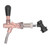 G5/8 Beer Faucet Brass Stainless Steel Beer Tap Adjustable Beer Faucet with Quick Connector Red Bronze