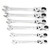 6Pcs Flexible Head Multi functional Ratchet Conination Spanner Wrench 8-17mm Repair Tools Set