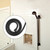 1.5m Matte Black High Pressure Stainless Steel Flexible Shower Hose Pipe Bathroom Accessory