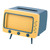 TV Tissue Box Multipurpose Cute Innovative Retro Tissue Box Holder with Phone Mount for Bathroom Kitchen Office Desk Table Blue