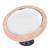 Coffee Reflective Mirror 360 Degree Rotating Coffee Tampering Reflective Lens for Restaurant Home Travel Black