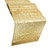 Tablecloth Polyester Fiber with Gold Sequins Table Cover for Table Home Wedding Decoration Or 30x300cm/11.8x118.1in