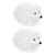 2Pcs Household Washing Machine Hedgehog shaped PVC Laundry Cleaning Balls Drying Ball