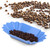 Food Grade PP Plastic Coffee Beans Sample Tray Display Dish Plate Container Home Kitchen AccessoriesLight Blue