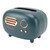 Retro Radio Shape Tissue Cover Box Vintage Radio Tissue Box for Bathroom Living Room Bedroom Nightstand Desk Table Green