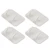 4 Pcs Self Adhesive Wall Hook Strong Stickiness Waterproof Rust Scratch Resistant Double Head Adhesive Hook for Bathroom White