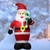 Inflatable Christmas Decorations 4 FT Inflatable Christmas Santa Claus with Candy Cane Waterproof Blow Up Lighted Yard Decorations with LED Lights Tethers Stakes for Christmas Yard Garden Lawn