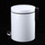 5L Stainless Steel Step Trash Can Garbage Container Bin with Lid for Bathroom Kitchen