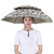 Double Layer Insulated Fishing Umbrella Hat Sun Protection Umbrella Hat Waterproof Breathable Umbrella Hat