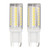 2 PCS G9 LED Light Bulb with Bi Pin Base Lamp Bulb for Indoor Ceiling Pendant Lamp 3W 45LEDs 6000K