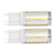 2 PCS G9 LED Light Bulb with Bi Pin Base Lamp Bulb for Indoor Ceiling Pendant Lamp 3W 45LEDs 6000K