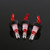 Hot Hard Plastic Liquor Pourer Flow Wine Bottle Pour Spout Dispenser for Bar Clubs Red