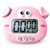 Animal Timer Student Magnetic Digital Digital 100 Minutes Timing Countdown Timer With Battery for Kitchen Peggy Pig