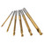 6Pcs HSS Titanium Coated Drill Bit Woodworking Wood Aluminum Plastic Hole Grooving Tool