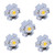 25Pcs 5V LED Chips 200LM 1W High Power LED Lamp Beads for DIY Lighting FixturesWarm White 3000‑3200K