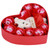 Artificial Rose Flower with Bears Gift Box Soap Flowers for Birthday Valentine's DayMixed Red