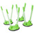 4pcs Plastic Bag Holder Rack Hands Free Freezer Bags Holder Stand with Non Slip Base for Kitchen