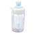 Oil Dispenser Built in Brush Push Design Dual Purpose Silicone Oil Bottle for Home Kitchen Sky Blue