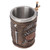 Stainless Steel Liner Mug 3D Carving Resin Antique Viking Beer Mug for Home Bar KTV Restaurant Type 3