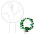 Vine Climbing Rack Iron Vegetables Plant Trellis Plant Support Frame Plant Flower Decorative Gardening Tools