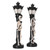 Halloween Skull Lamp Miniature Vintage Skeleton Street Light Home Halloween Party Decorations