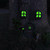 Miniature Fairy Elf Home Door Windows and Chandelier Luminous Tree Decor Art Decorations In The Dark
