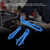 3Pcs Plastic Flexible Hose Clamp Tool Set Brake Fuel Water Line Clamps Plier Kit (Blue)