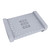 Foot Rest for Under Desk Relieve Fatigue Improve Work Efficiency Rocking Foot Stool with Roller Message for Office Desk Gray