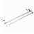 Double Layers Stainless Steel Telescopic Towel Holder Rack Hanger Organizer Bathroom Kitchen