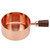 Sauce Pan Wooden Handle Rose Gold Stainless Steel Sauce Pot for Cooking Kitchen Ware1/2cup