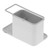 Drain Rack Dishcloth Holder Bathroom Storage Organizer Desktop Soap Container Bathroom Shower Supplies for Bathroom Shower Kitchen ToiletGray