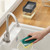 Kitchen Automatic Detergent Dispenser Container with Tableware Washing Sponge Accessory