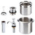 Stainless Steel Coffee Shop Bar Counter Faucet Sink Set Washing Tool Kitchen Cleaning Equipment