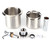 Stainless Steel Coffee Shop Bar Counter Faucet Sink Set Washing Tool Kitchen Cleaning Equipment