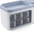 Seasoning Bottle Storage Box Multifunctional Double Layer Kitchen Seasoning Bottle Spice Organizer Knife Spoon Utensil Holder Grey