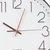 Simple Mute Quartz Wall Big Watch Hanging Clock Home Office Bedroom Decoration (Rose Gold)