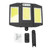 Solar Sensor Street Lamp Waterproof IP65 Solar Human Body Sensor Wall Light for Outdoor Courtyard Alley Garden Road