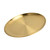 Stainless Steel Serving Dishes Barbecue Plate Thickened Round Plate Golden Dessert Plate
