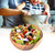 Household Kitchen Wooden Meal Bowl Soup Fruit Salad Food Container Tableware Tools32.5x10.5cm