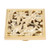 Floor Drain Shallow Water Quadrate Copper Stainless Steel Odor Proof Insect Proof for Bathroom Kitcheng Golden Color