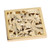Floor Drain Shallow Water Quadrate Copper Stainless Steel Odor Proof Insect Proof for Bathroom Kitcheng Golden Color