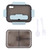 3 Compartments Bento Boxes 1500ml Large Capacity Bento Lunch Box for Student Workers Home School Office Blue
