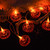 3 Meter 20 LEDs Halloween Pumpkin String Lights Thanksgiving 3D Lantern Orange Lights for Indoor Outdoor Festival Decorations