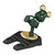Cute Bear Phone Stand Innovative Multifunctional Portable Kung Fu Bear Desktop Cell Phone Tablet Holder Greenish Blue