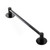 Bathroom Slippers Rack Wall Hanging Storage No Punching Toilet Drainage Matte Black Single 30cm Strong Load Bearing