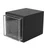 Automatic Single Watch Winder 5 Rotation Modes with Light 2 Power Supply Modes 10W Watch Box for Automatic Watches Travel Black