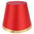 Fabric Lamp Shade European Style Modern Lampshade for E27 Table Lamp Floor Light SuppliesPX134 Red