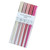 5 Pairs Octagonal Sushi Chopsticks Japanese Style Pointed Chopstick Set Fashion Color PET Plastic Chopsticks G
