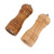2PCS Wood Pepper Grinder Adjustable Coarseness Efficient Grinding Pepper Mills Shakers for Kitchen Supplies Dark Wood Color, Light Wood Color